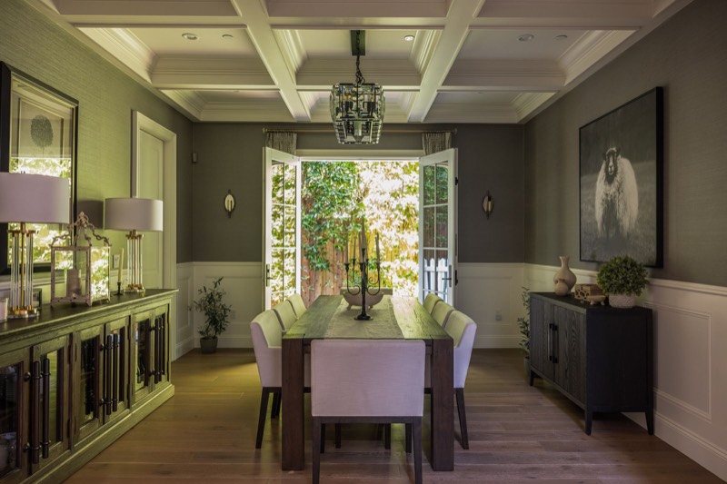 Family room opening to the grounds at 10334 Lorenzo Drive, Cheviot Hills — photo 5 of 7