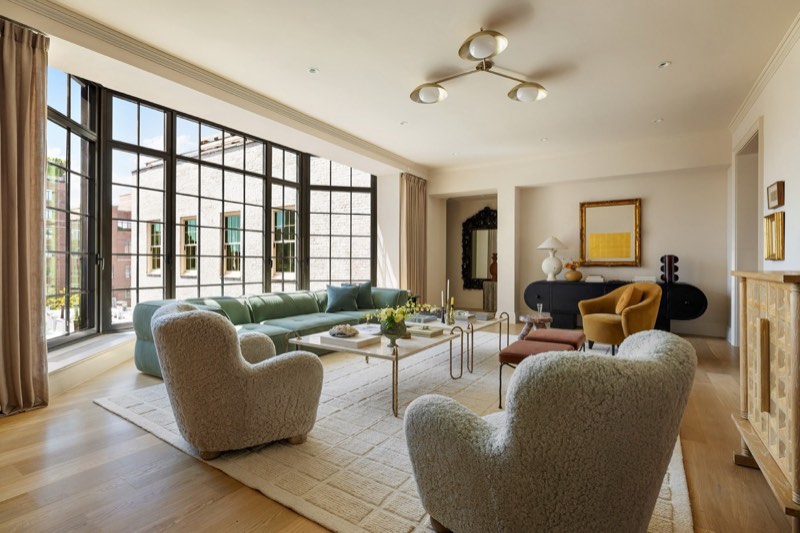 kitchen at 118 West 13th Street penthouse