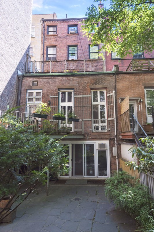 rear garden and back facade