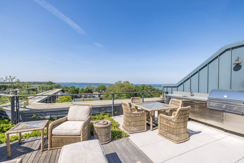 Rooftop outdoor kitchen at Watchcase, 15 Church Street PH-402, Sag Harbor Village — photo 8 of 8