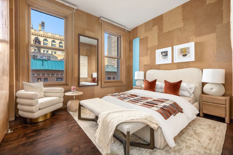 Stone-clad bath at 170 Fifth Avenue, Unit 5, Flatiron — photo 10 of 10