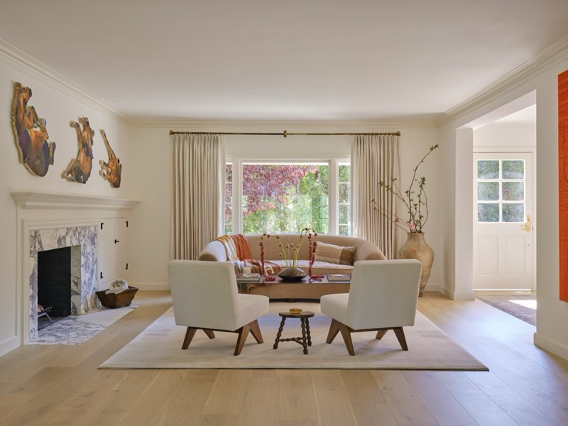 living room marble fireplace