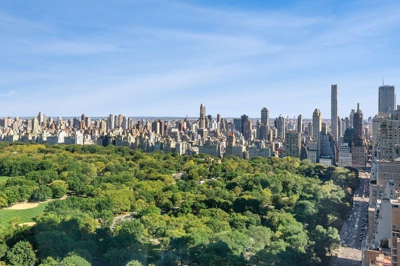 Central Park view from the unit at 25 Columbus Circle 57B, Columbus Circle — photo 2 of 8