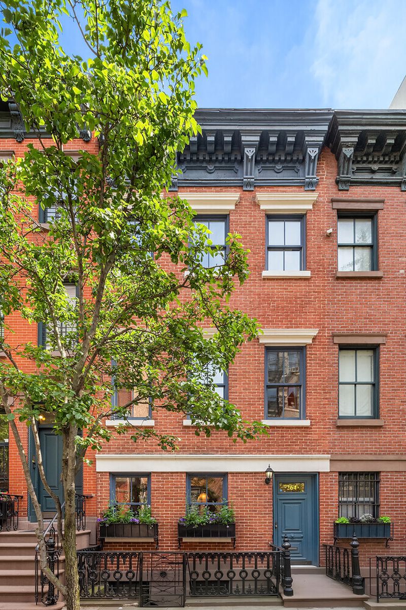 Red-brick street facade at 264 West 12th Street, West Village — photo 8 of 9