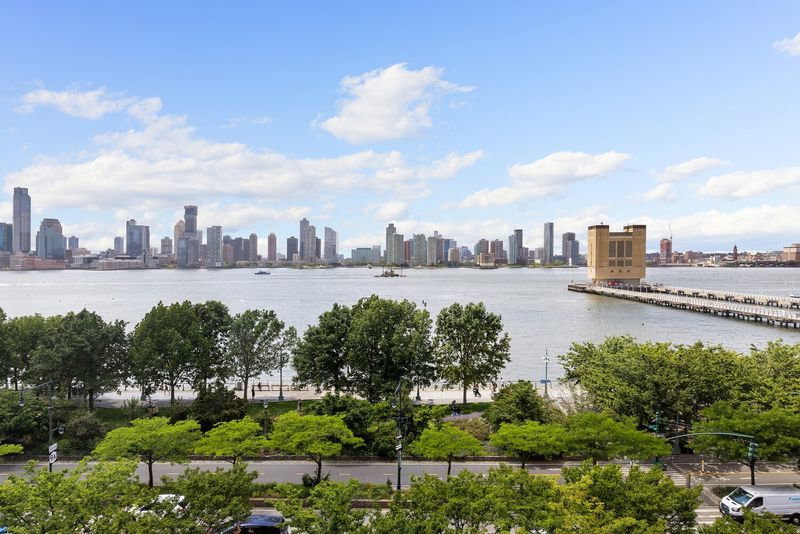 View west across Hudson River Park and the river at 290 West Street 5B, Tribeca — photo 12 of 12