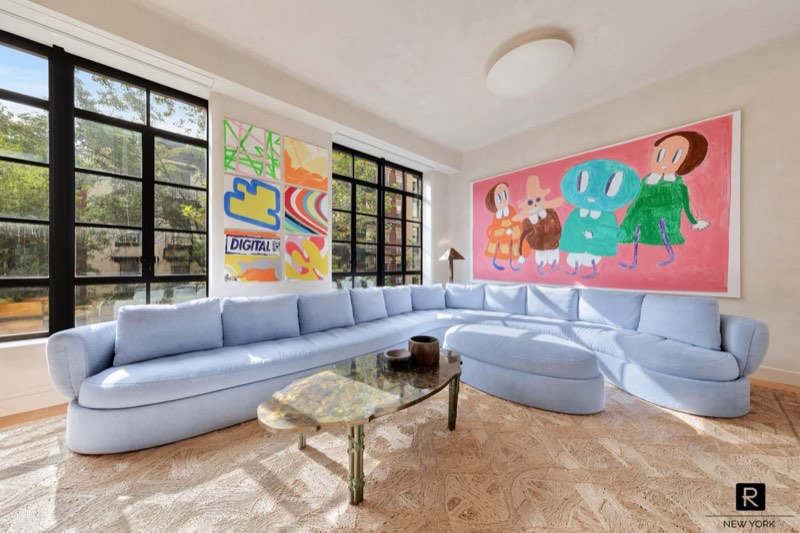 living room to windows at 30 Sullivan Street