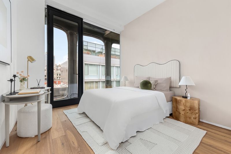 Corner bedroom at 325 West Broadway 7B, SoHo — photo 11 of 13