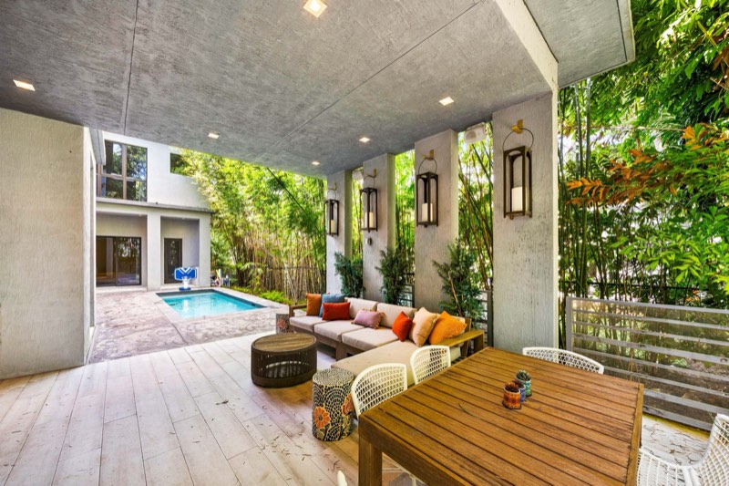 covered patio / pool at 4185 Ventura Avenue