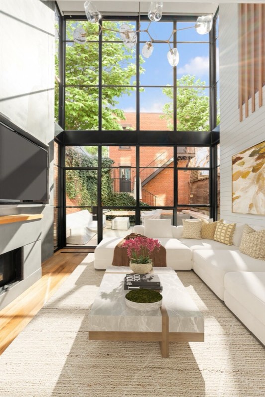 living room at 435 Henry Street