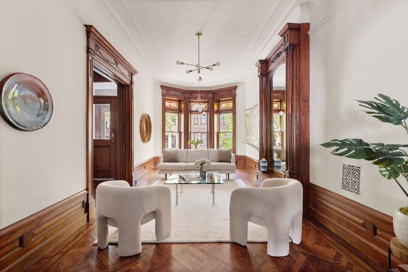 parlor living room at 608 2nd Street Park Slope