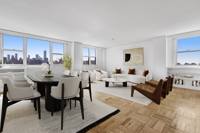 living room at 61 Jane Street 12AB