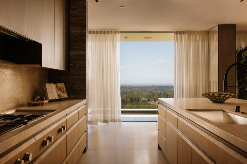 kitchen aisle at 684 Firth Avenue