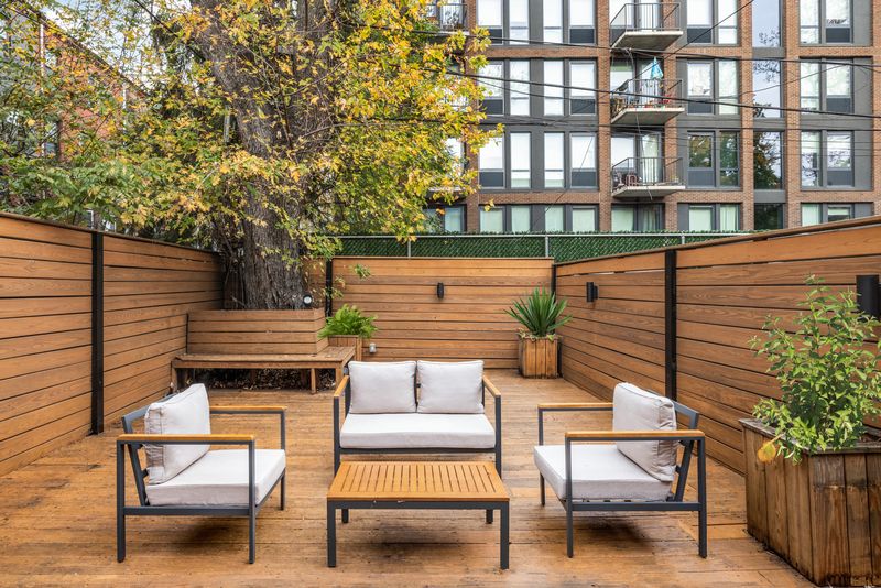 Fenced decked garden at 731 Putnam Avenue, Stuyvesant Heights — photo 7 of 10