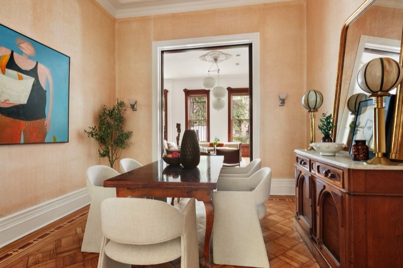 living room at 836 President Street